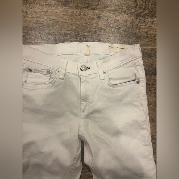Rag & Bone JEAN Skinny White Mid Rise Jeans Women’s Size 27 - Picture 2 of 11